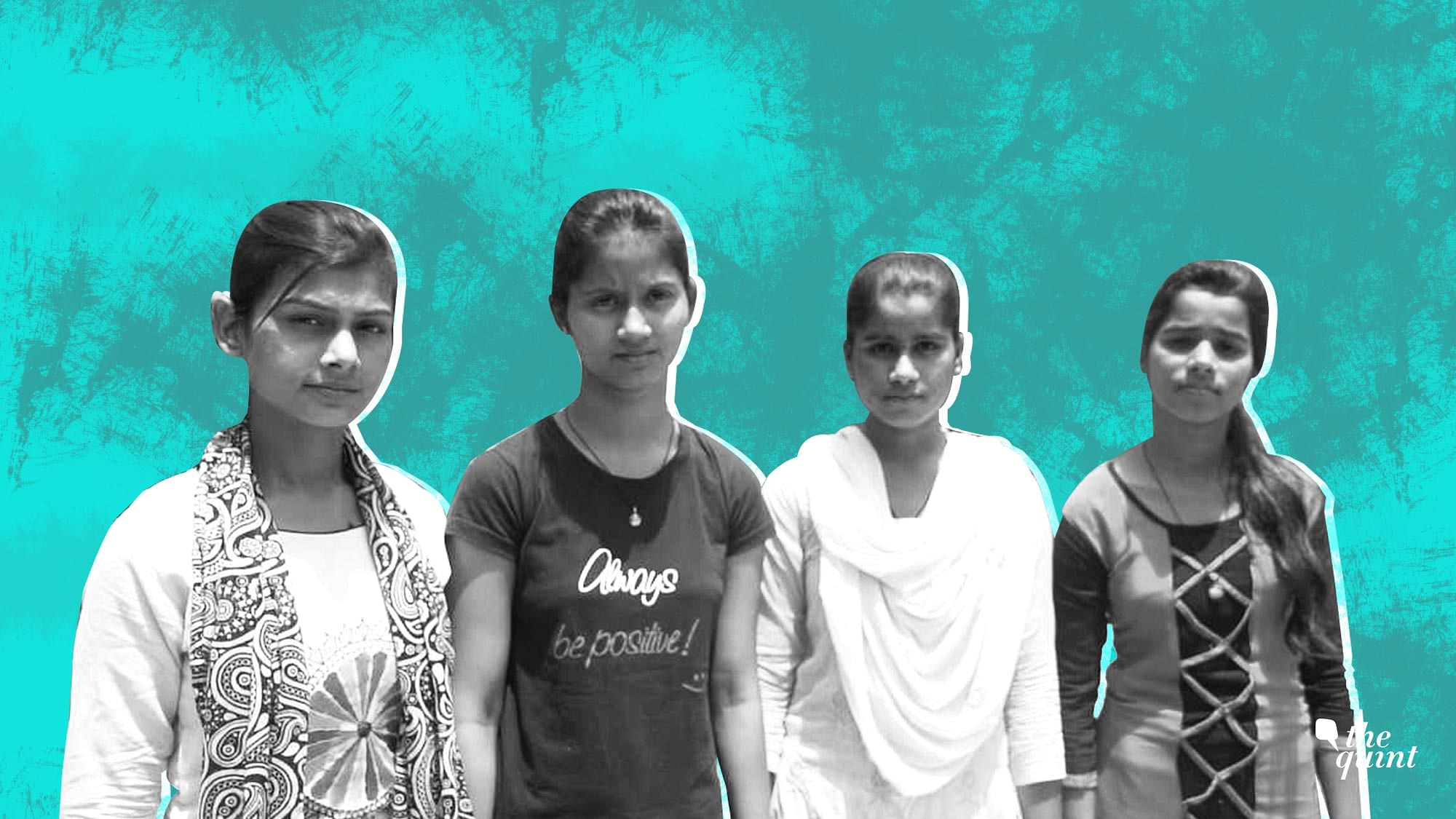 From left to right: Preeti Kumari, Baby, Gudiya Yadav and Ankita Yadav.