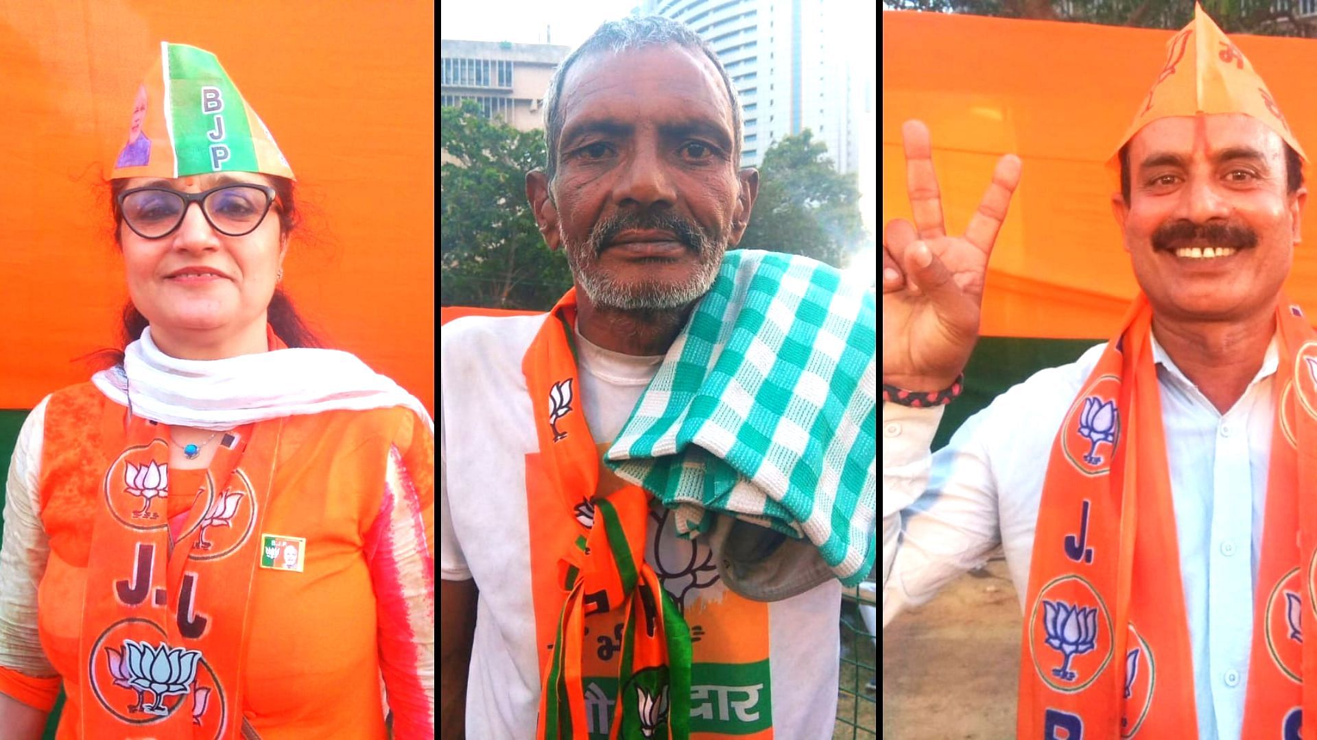 At Modi’s Ramlila Maidan rally, people from all walks of life talk about the progress of BJP in the past 5 years.