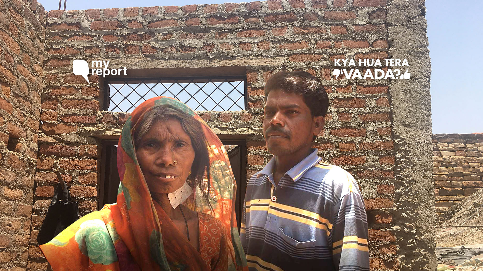 A year on, residents of Ghatigaon, in Gwalior, are still waiting for houses to be completed under the PM Awas Yojana.