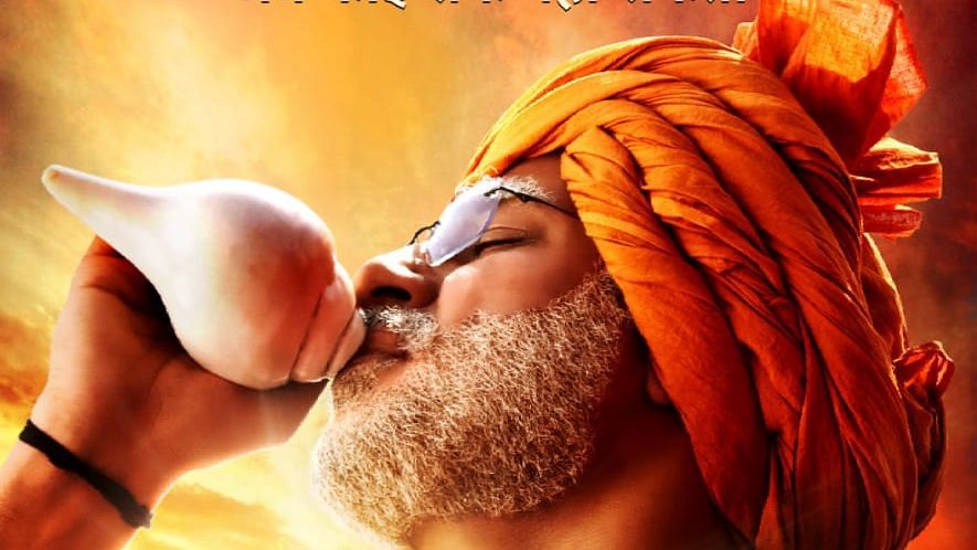 A poster for  Modi biopic <i>PM Narendra Modi</i>, starring Vivek Oberoi.