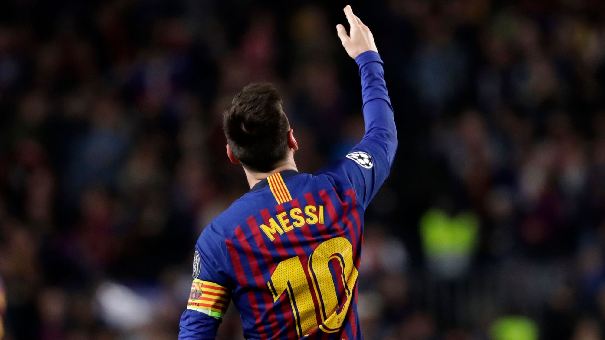 Lionel Messi brought the Camp Nou on its feet with two goals inside eight minutes against Liverpool.