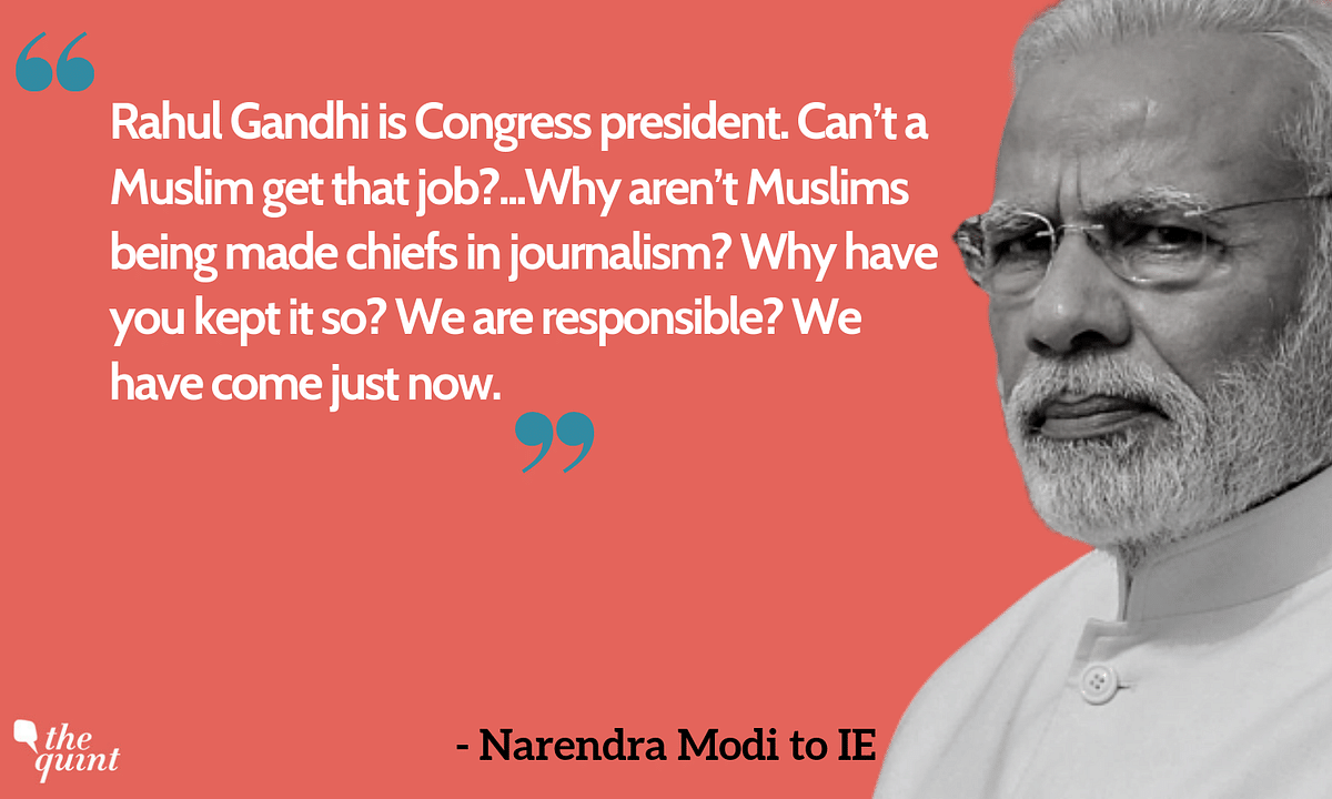 PM Modi said that social media has “taken the mask off” journalists, and exposed their political tilts.