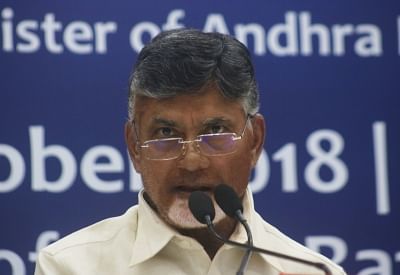 Andhra Pradesh Chief Minister N. Chandrababu Naidu. (Photo: IANS)