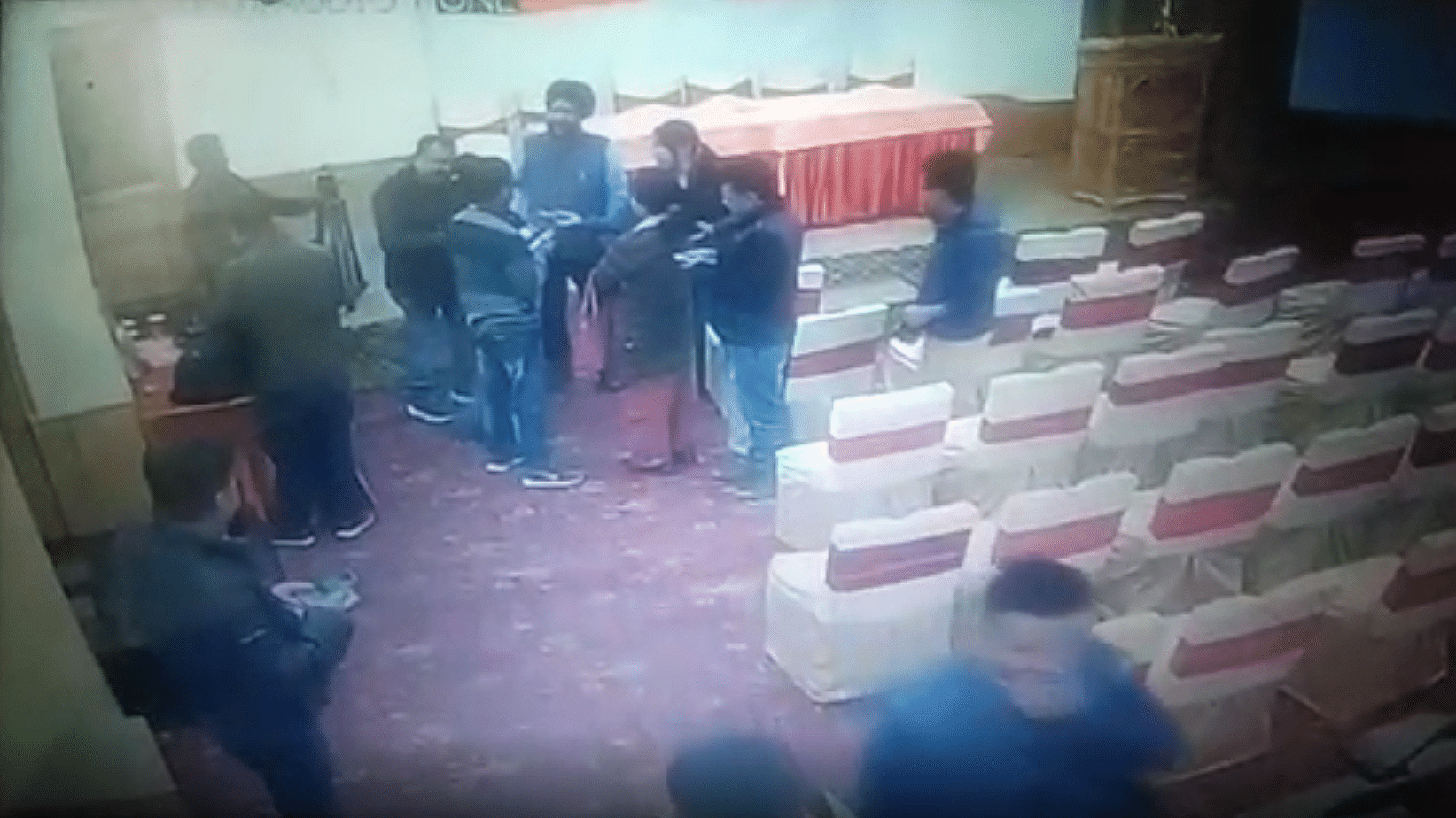 The CCTV footage of the attempted bribery.