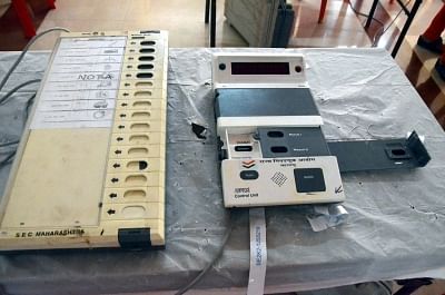 Electronic Voting Machines. (File Photo: IANS)