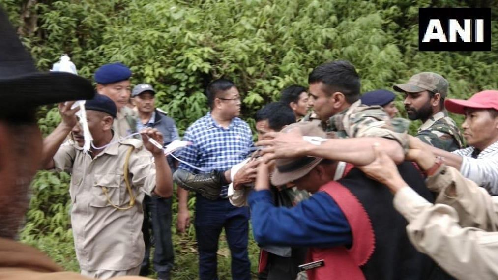 Armed militants reportedly fired at a convoy of the Assam Rifles, leading to death of two soldiers.