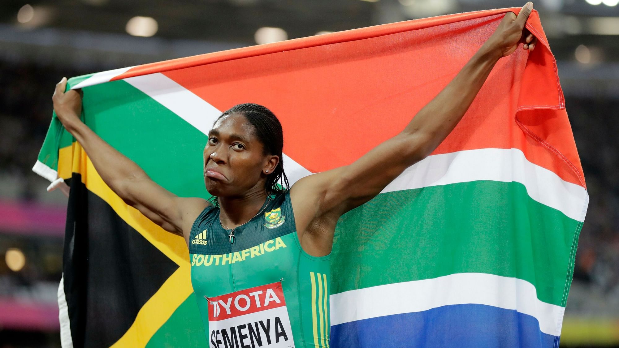 Caster Semenya is the 2012 and 2016 Olympic gold medalist in the women’s 800m event.
