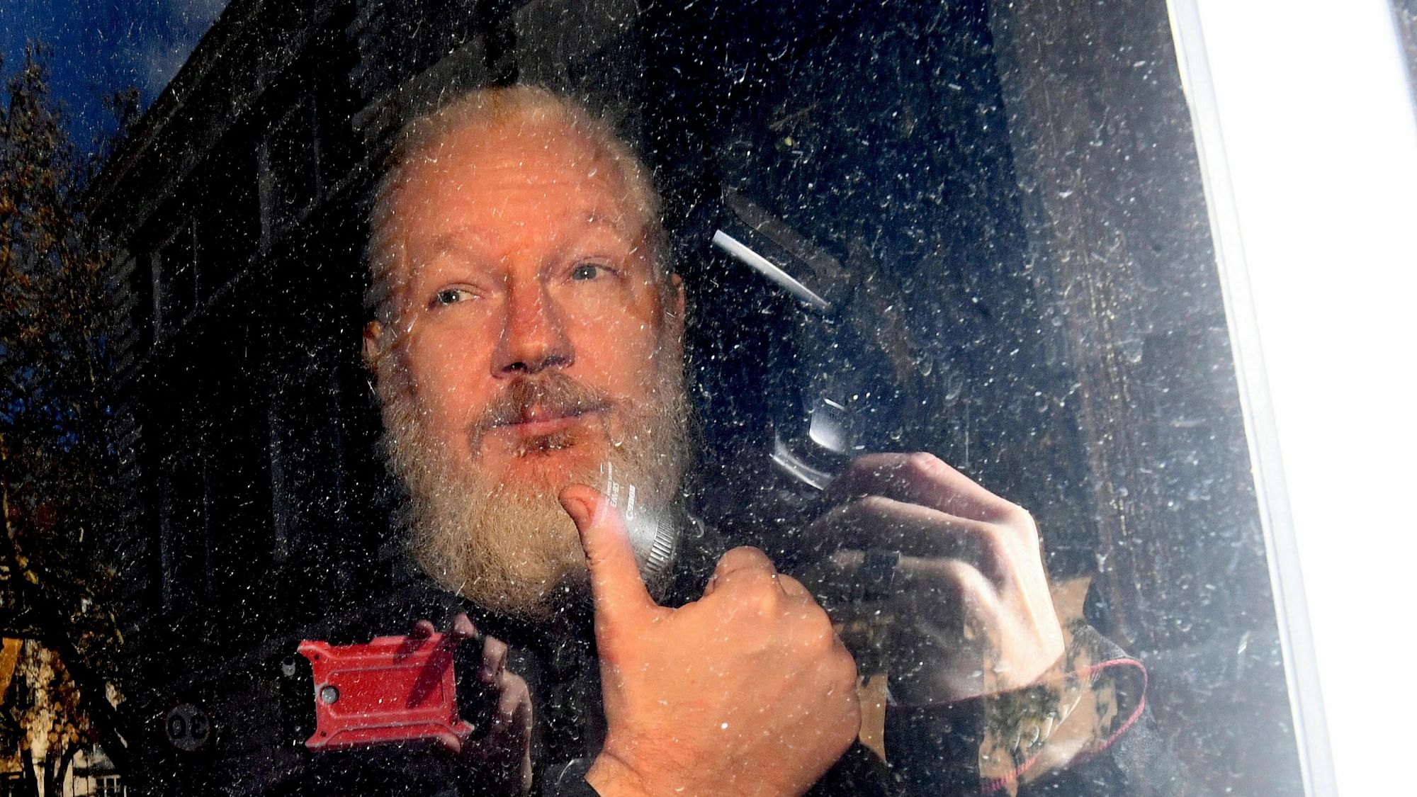 File photo of Julian Assange.