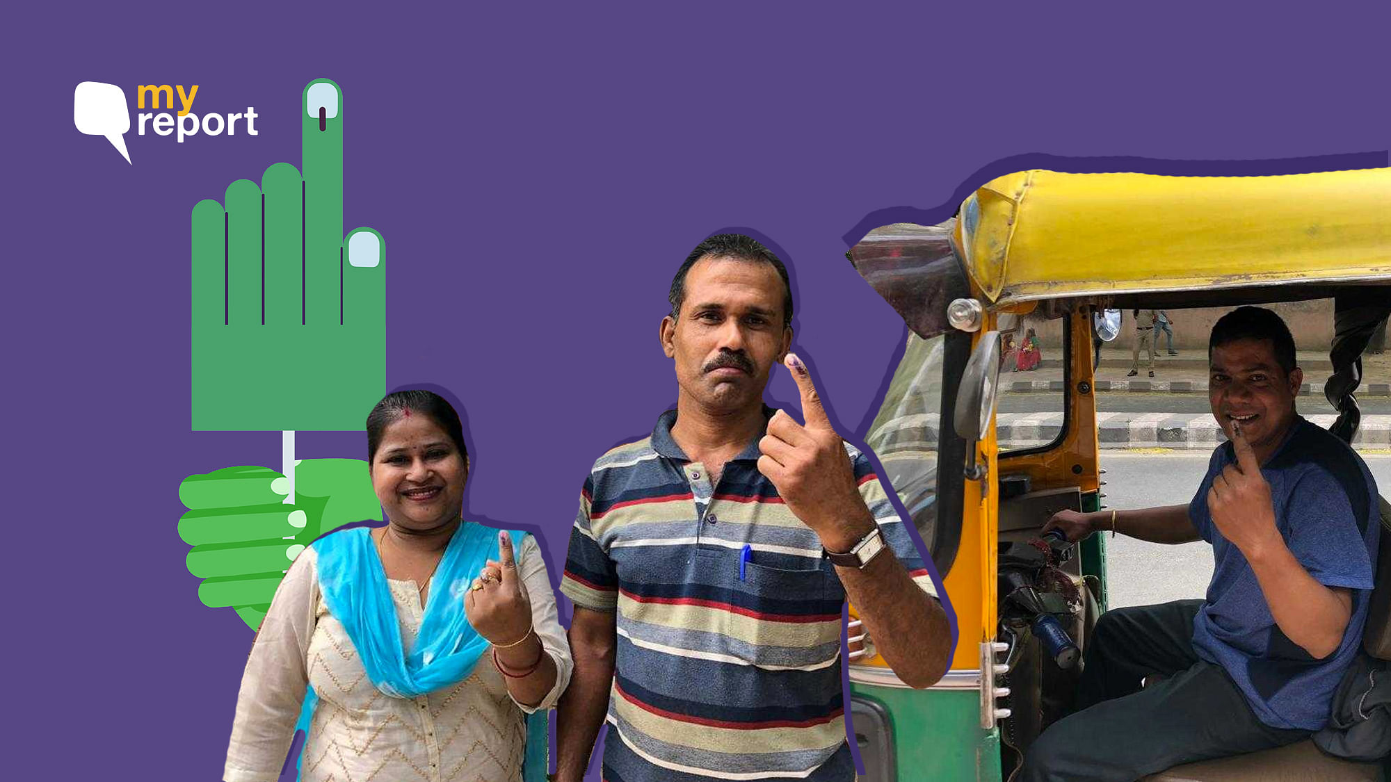 Voters share their inkfies from the sixth phase of the 2019 Lok Sabha polls.