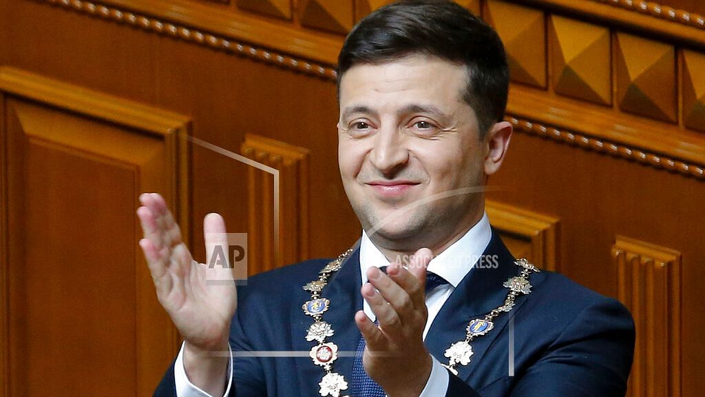Ukraine’s new President, Volodymyr Zelenskiy, gets sworn in on 20 May, Monday.