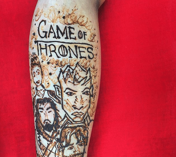 This Henna Artist Gives the Perfect Shout-out to Game of Thrones, Avengers Fans