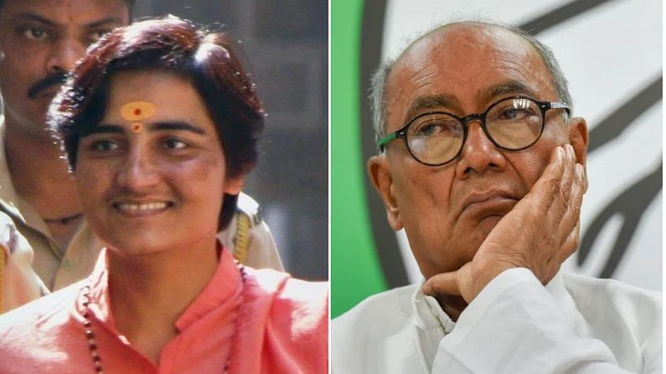 BJP’s Pragya Thakur is locked in a fight with Congress’ Digvijaya Singh in MP’s Bhopal.