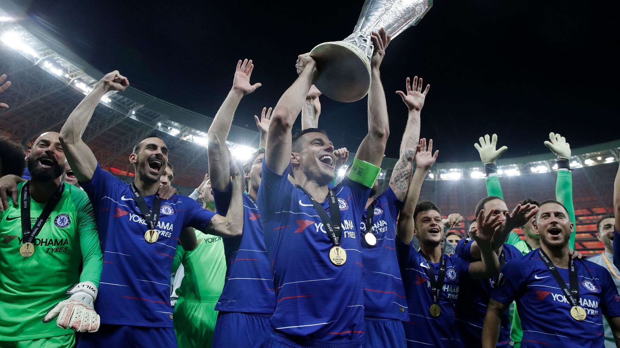 Chelsea’s victory also ensured that Maurizio Sarri got the first trophy of his managerial career.