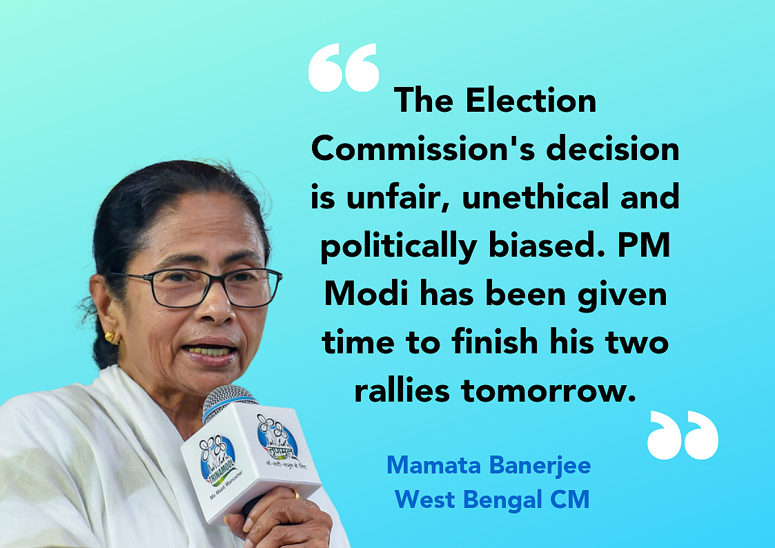 ‘Unprecedented, Unconstitutional’: Mamata Slams EC’s Campaign Ban