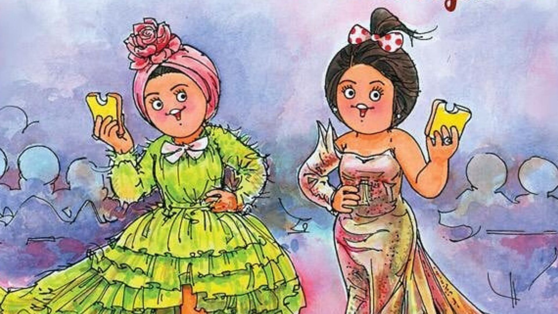 Amul featured a creative ad based on Deepika and Aishwarya’s red carpet looks at Cannes 2019.