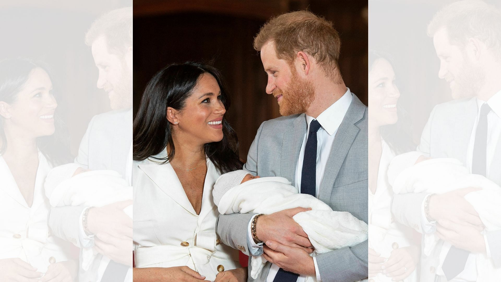 The royal couple said their son, seventh in line to the British throne, is named Archie Harrison Mountbatten-Windsor.