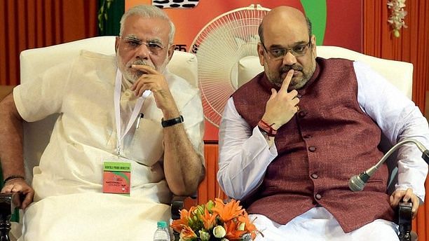File image of PM Narendra Modi and BJP chief Amit Shah.