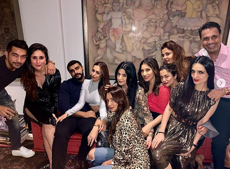 Arjun Kapoor with Malaika Arora.