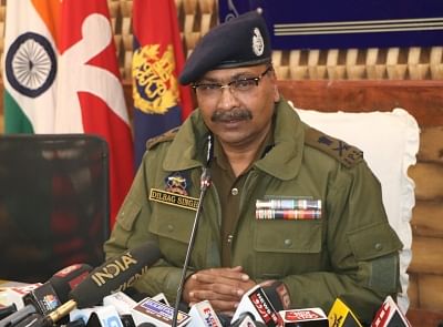 Jammu and Kashmir Director General of Police Dilbag Singh. (File Photo: IANS)
