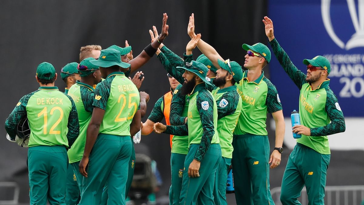 England beat South Africa by 104 runs in the ICC World Cup opener on Thursday.