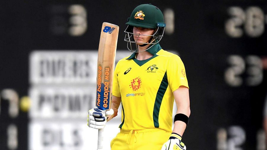 Steve Smith scored an unbeaten 91 and hung around after the Cricket World Cup warmup series against New Zealand.