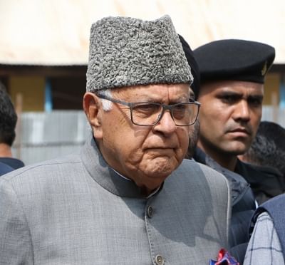 Srinagar: National Conference President Farooq Abdullah, who appeared set to win the 2019 Lok Sabha election from Srinagar, comes out of an election counting center during the counting of votes cast in the recently concluded Lok Sabha elections, in Srinagar on May 23, 2019. (Photo: IANS)