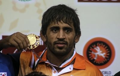 Indian wrestler Bajrang Punia. (File Photo: Bidesh Manna/IANS)