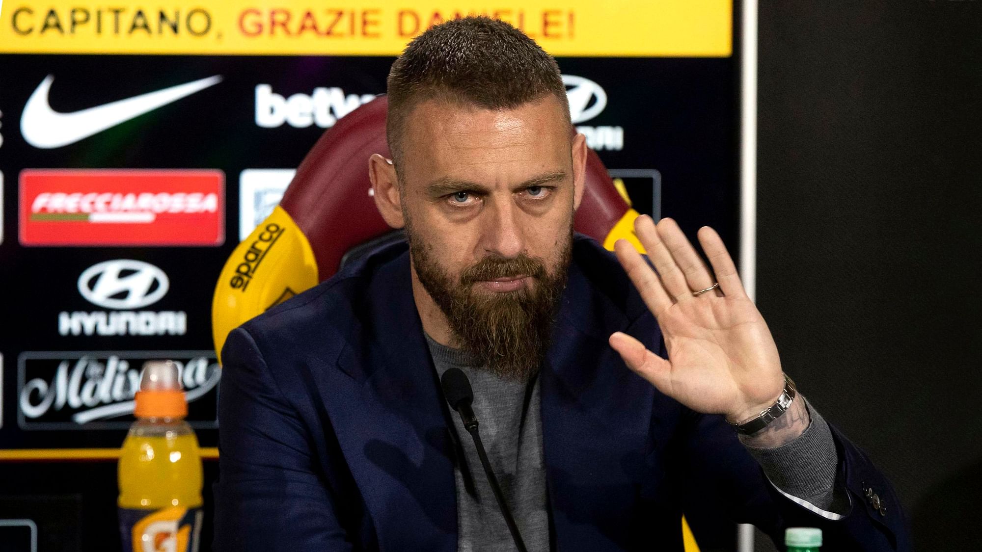Roma surprisingly announced Daniele De Rossi&nbsp;would leave at the end of the season after 18 years at the capital club.