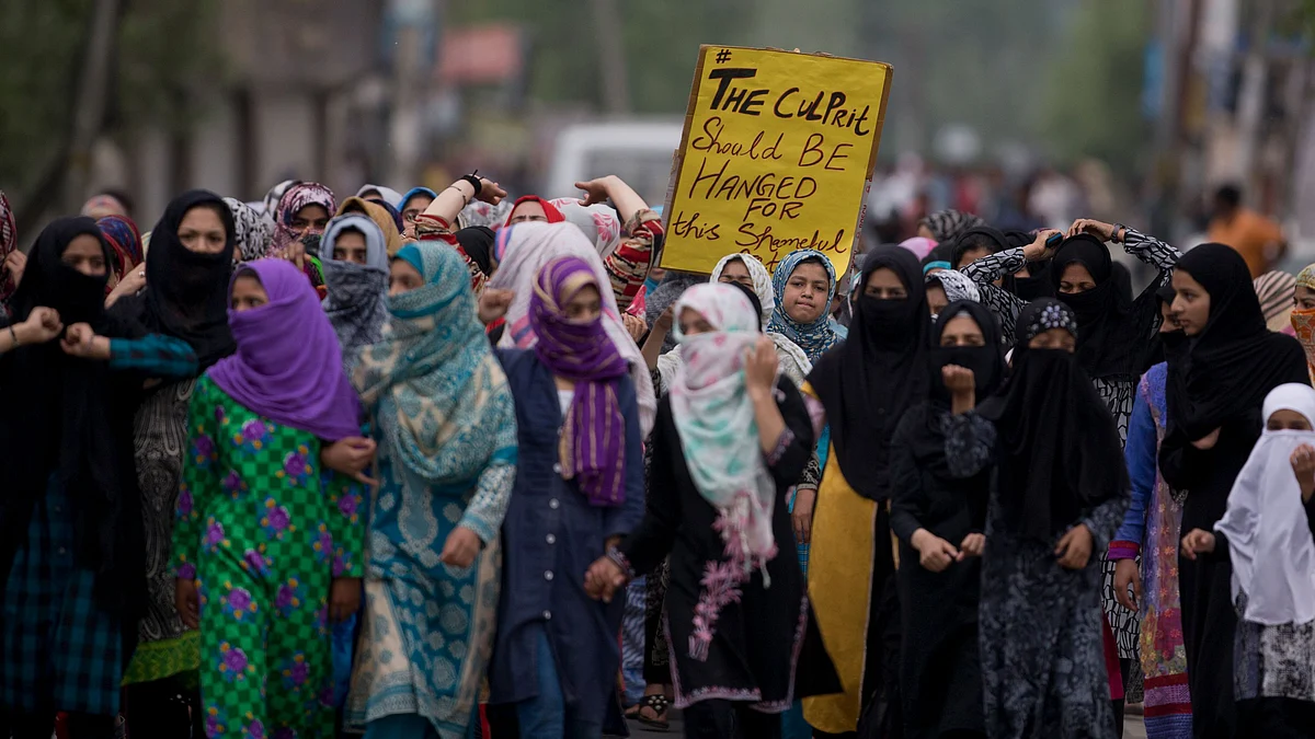 Protests followed after the alleged rape of a 3-year-old girl from north Kashmir.