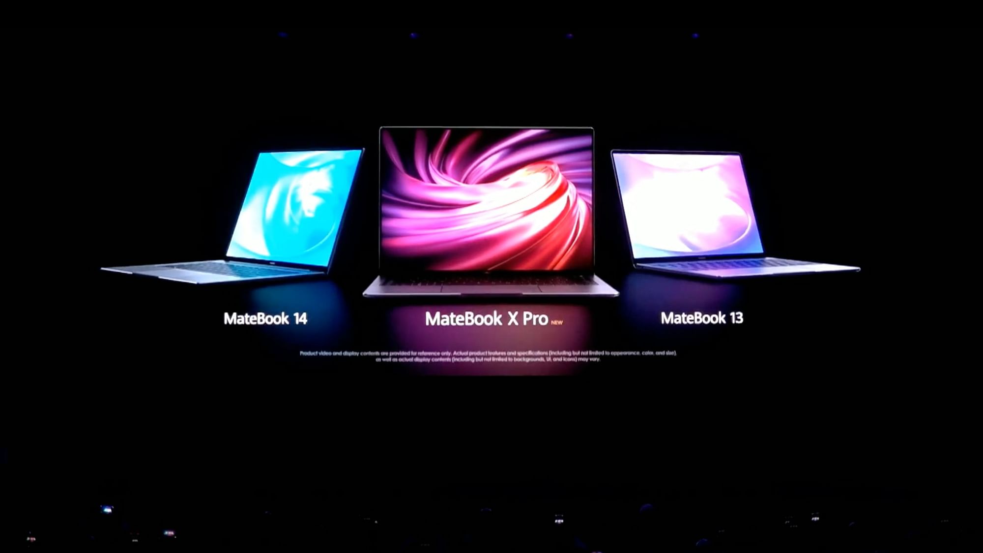 The three new Huawei laptops were announced at the MWC 2019.