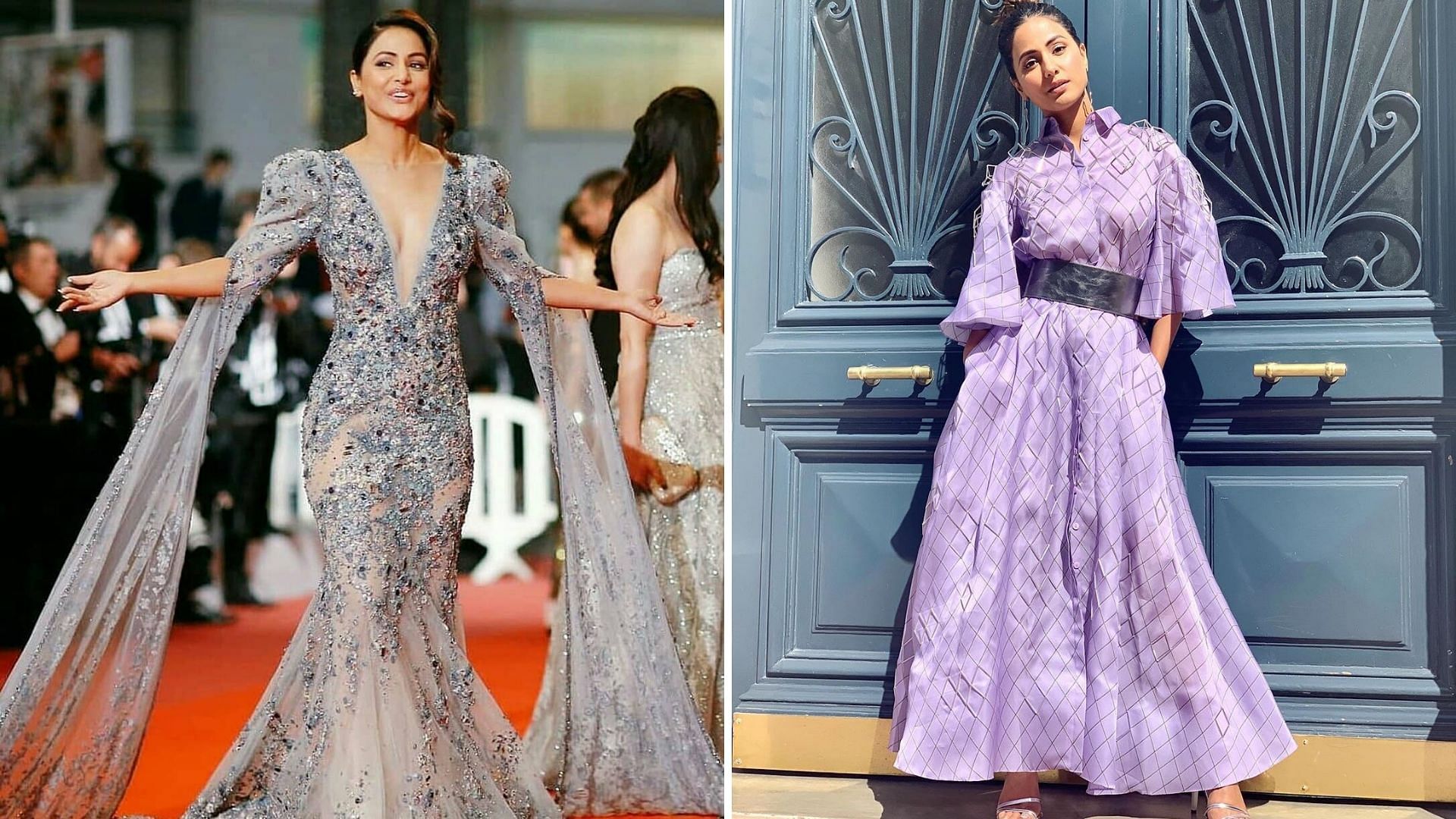 Hina Khan at Cannes International Film Festival 2019.