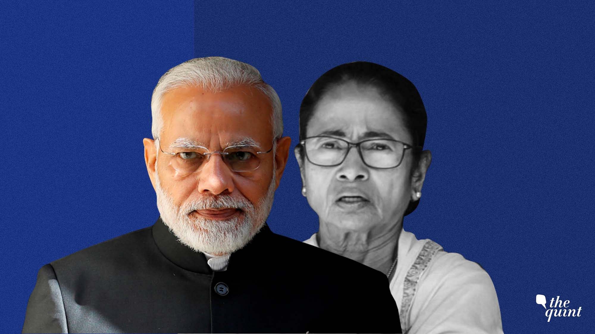 Image of Mamata and Modi used for representational purposes.