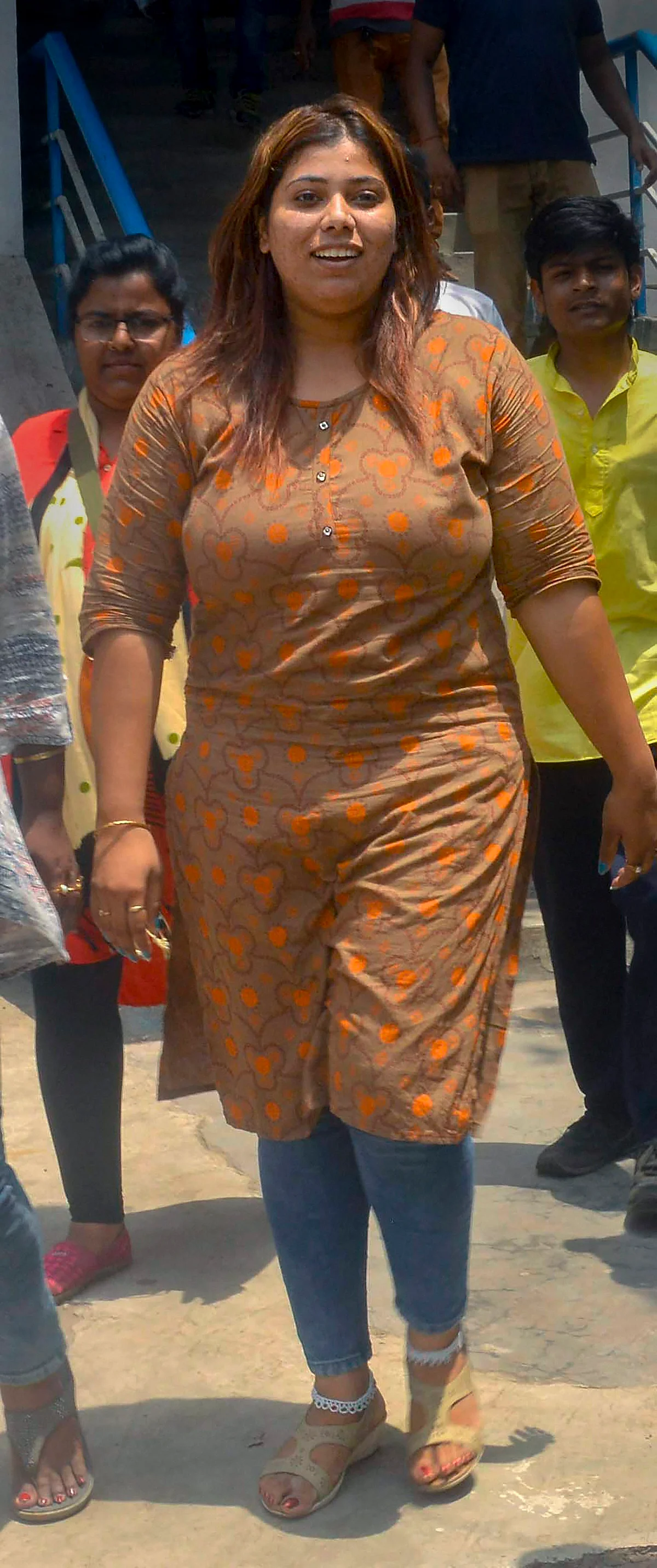 BJYM worker Priyanka Sharma.