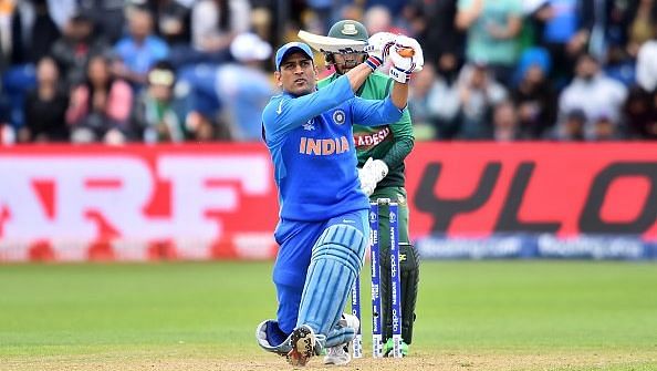 Dhoni had scored a century against New Zealand in a warm-up game ahead of the 2011 World Cup also.