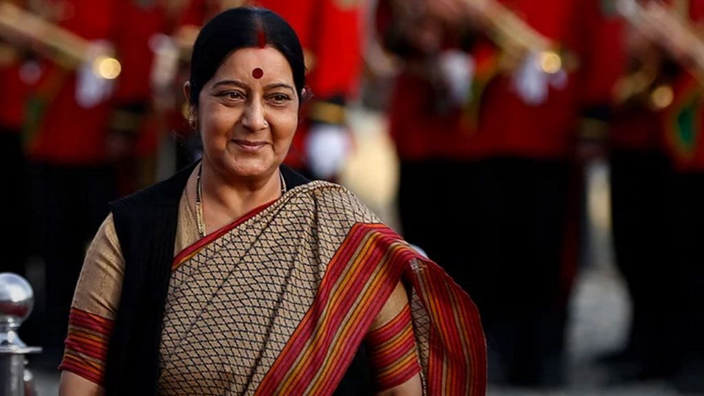 File image of Sushma Swaraj, External Affairs Minister.&nbsp;