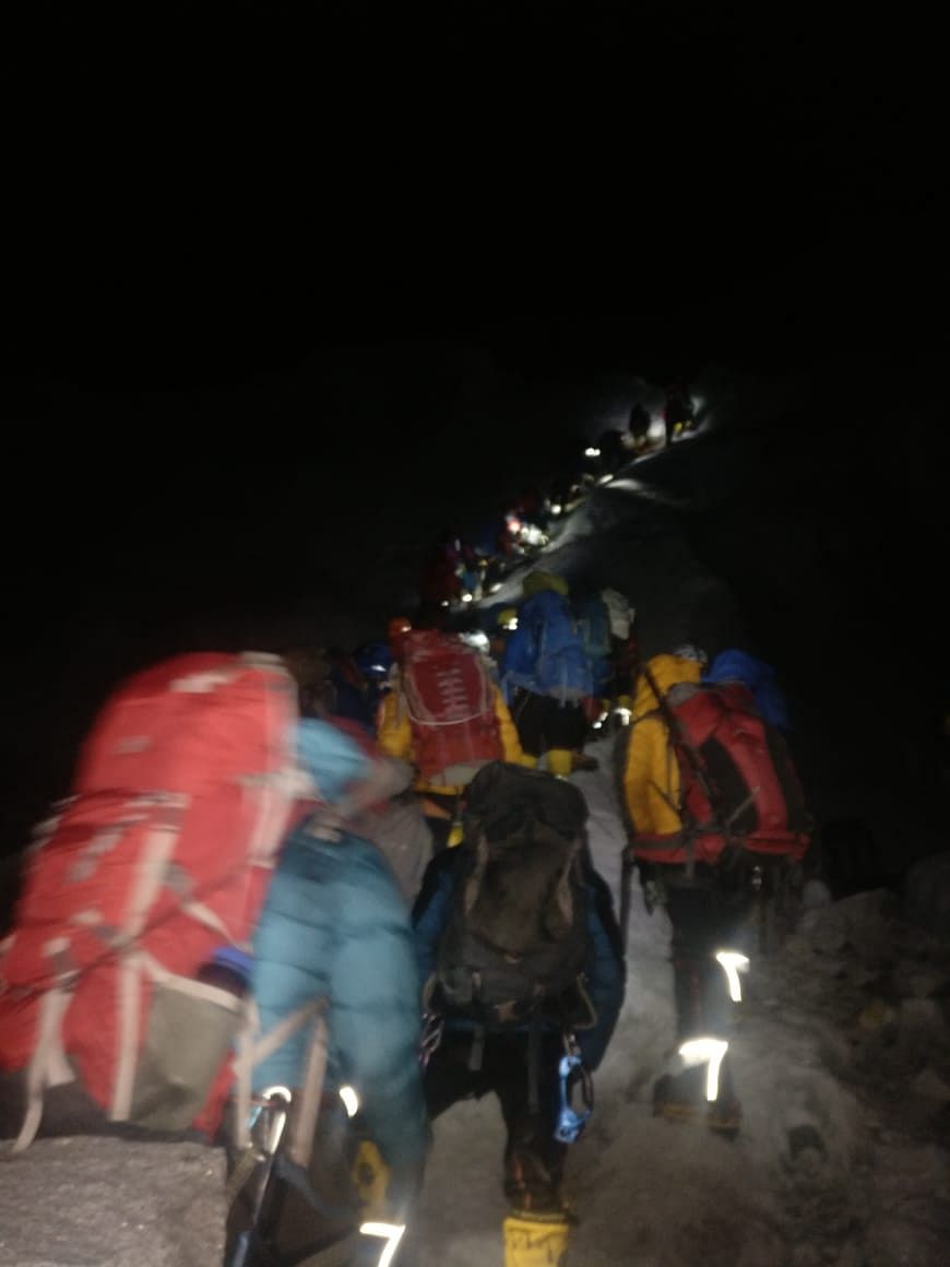 Mountaineers explain why human traffic jam is caused on Mt Everest.  