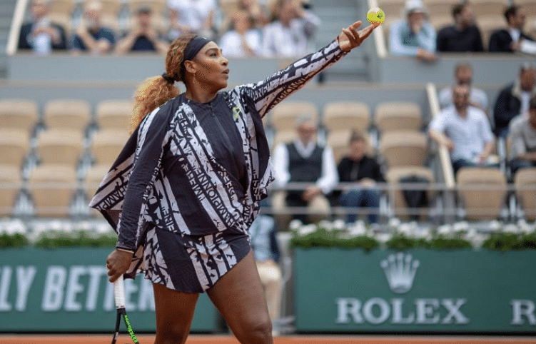 Serena Williams donned an inspirational outfit during the French Open Tournament. 