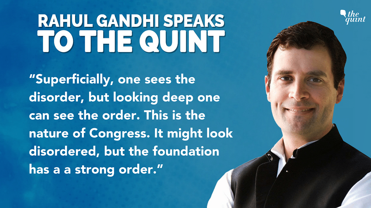 Gandhi further said that the BJP has “a hollow order”.