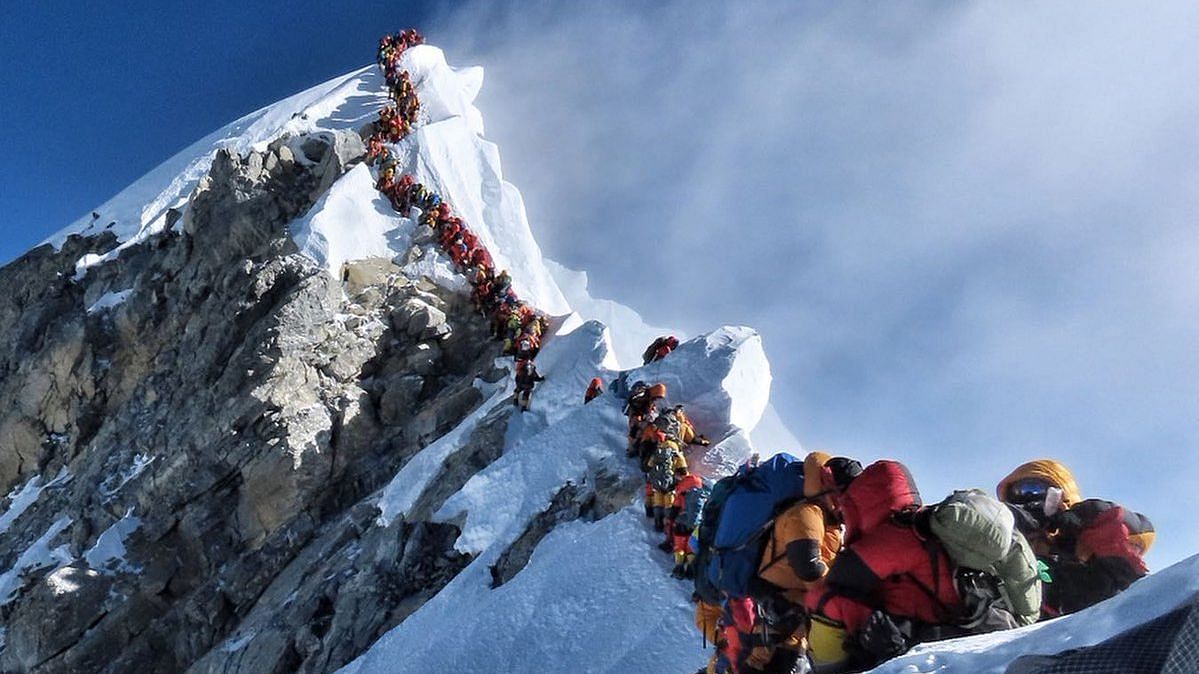 A photo posted on 22 May, showing a long queue of mountaineers waiting to climb Mt Everest, made headlines across the world with many referring to it as “traffic jam” on the highest mountain of the world.