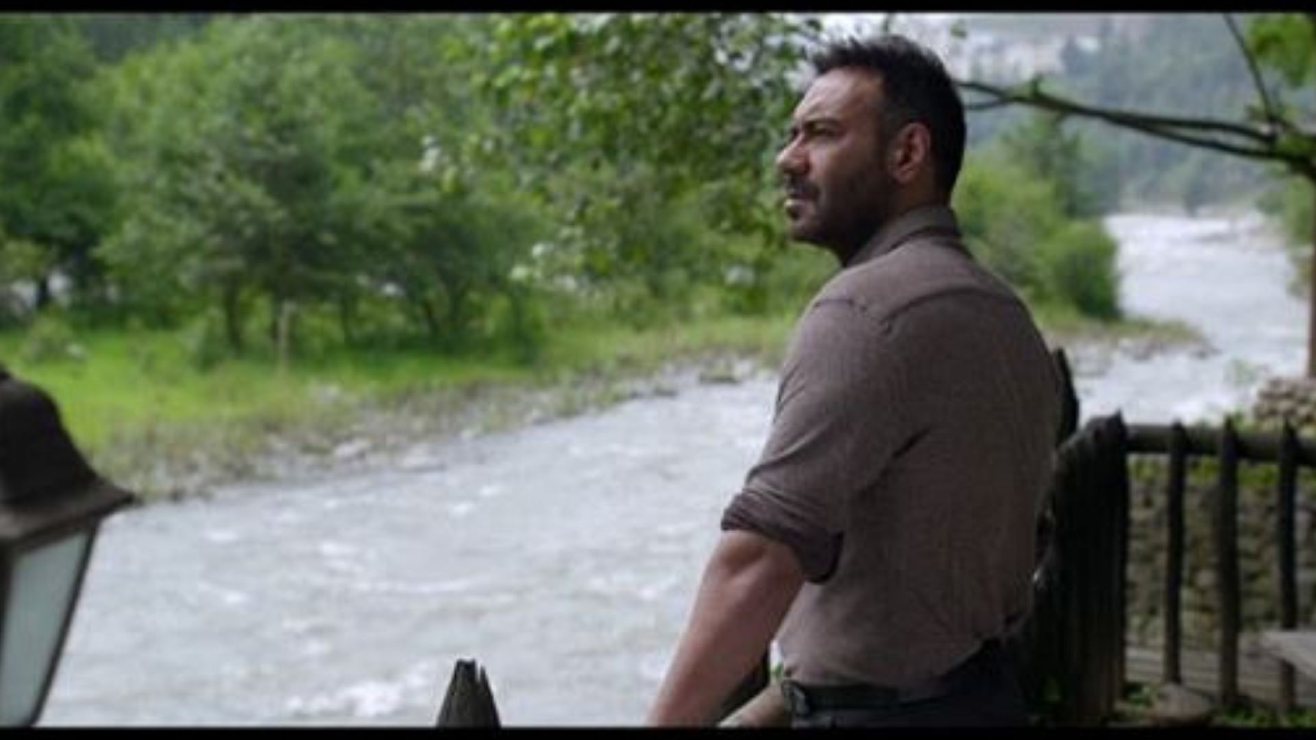 Ajay Devgn in a still from the song.