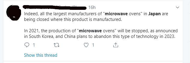 The news doing the rounds states that Japan is banning microwaves for their radiations are very harmful for health.