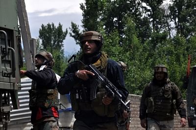Accused in soldier's murder among four militants killed in J&K
