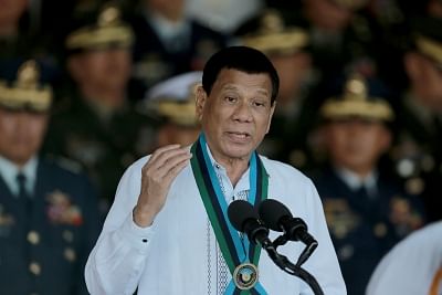 Philippine President Rodrigo Duterte. (Xinhua/Rouelle Umali/IANS)