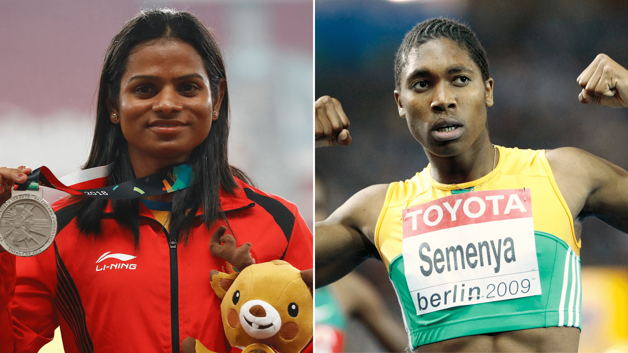 Dutee and Semenya have both struggled with IAAF rules in the past due to high testosterone levels.