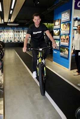 Mumbai: Former Australian cricketer Brett Lee during a promotional programme in Mumbai, on May 9, 2019. (Photo: IANS)