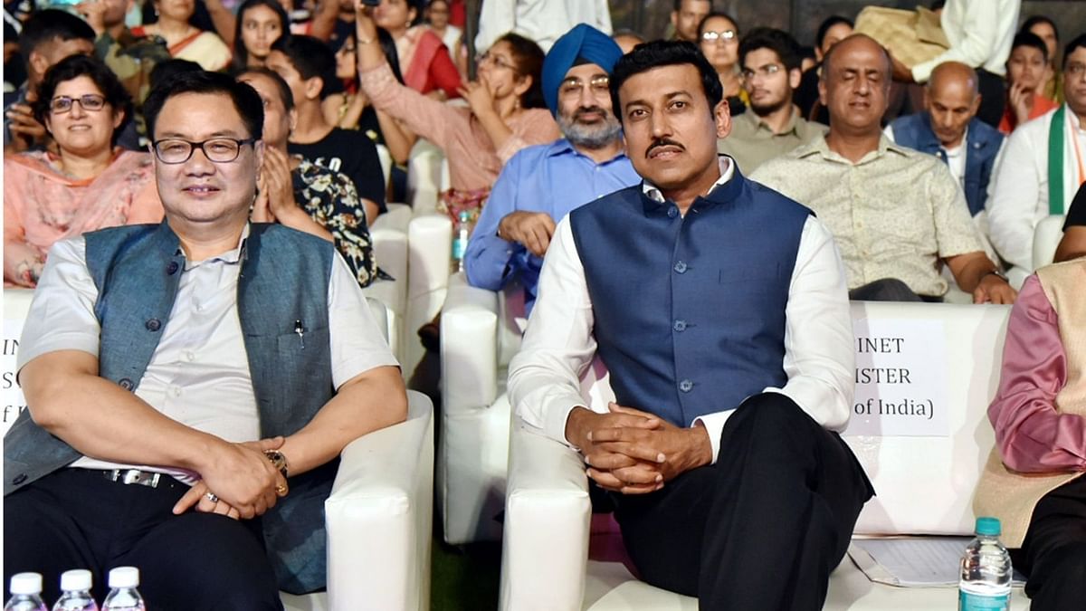Rathore  will be the first to acknowledge that his friend Rijiju would be a  good successor in the Sports Ministry.