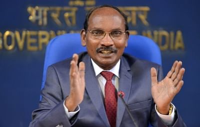 New Delhi: ISRO Chairman K. Sivan addresses a press conference on issues related to Department of Space in New Delhi, on Jan 18, 2019. (Photo: IANS)