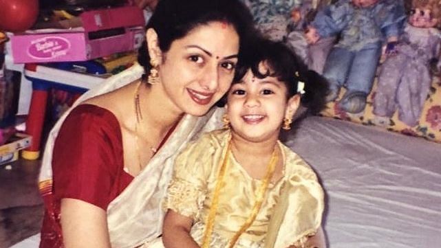 Janhvi Kapoor shares throwback picture with mom Sridevi on Mother’s Day.