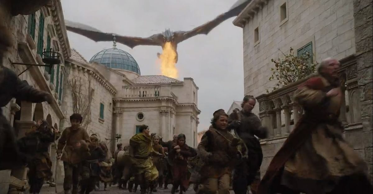 Daenerys Targaryen crosses over to the dark side in this King’s Landing battle episode. 