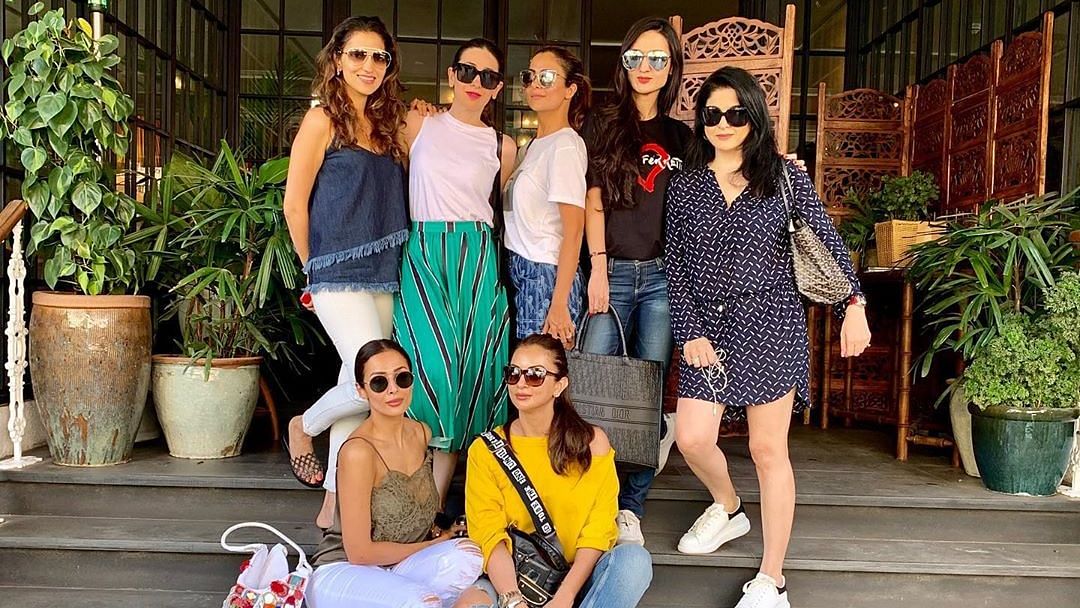 Malaika Arora with her friends.